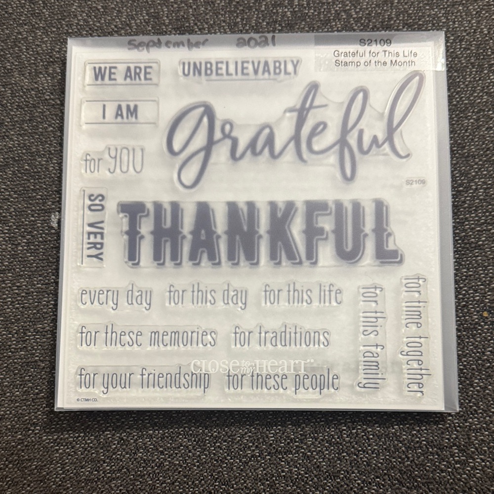 Grateful and Thankful Stamp Set Close To My Heart